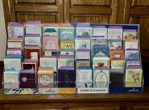 100 HALLMARK GREETING CARDS & Envelopes HUGE Wholesale Lot MANY OCCASIONS - Picture 6 of 11