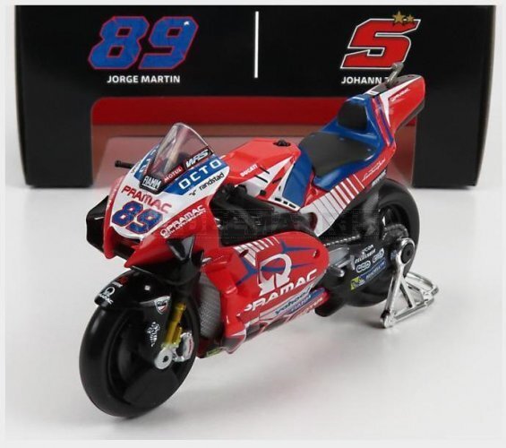 MAISTO 34379M DUCATI - DESMOSEDICI GP21 PRAMAC RACING TEAM N 89 MOTOGP 2021 JORG