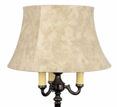 Beige Leatherette 19 Inch Floor Lampshade Replacement Beige Leatherette 19 Inch Floor, Floor Lamp Lampshade Replacement