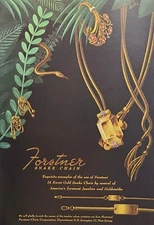 Forstner Snake Chain Jewelry Jewelers Goldsmiths Vintage Print Ad 1944