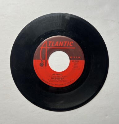 My World / People Got To Be Free The Rascals 45 RPM Vinyl Record