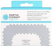 Martha Stewart Crafts Frame Border Punch Cartridge, Compass Geo 42-65004 NIB