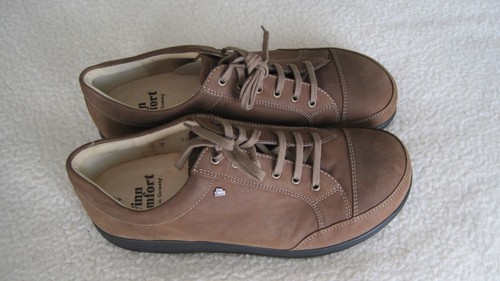 NIB Finn Comfort Huelva men 9W Soft Footbed Brown Walking Leather Sneaker Shoes - Picture 2 of 18