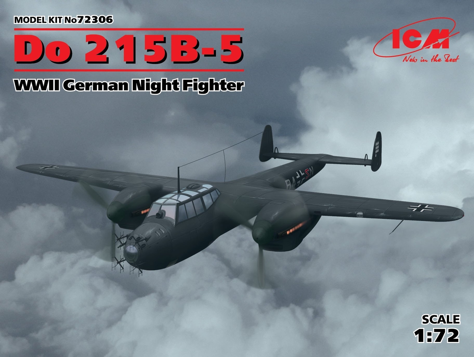 ICM 72306 1:72 Do 215B-5, WWII German Night Fighter