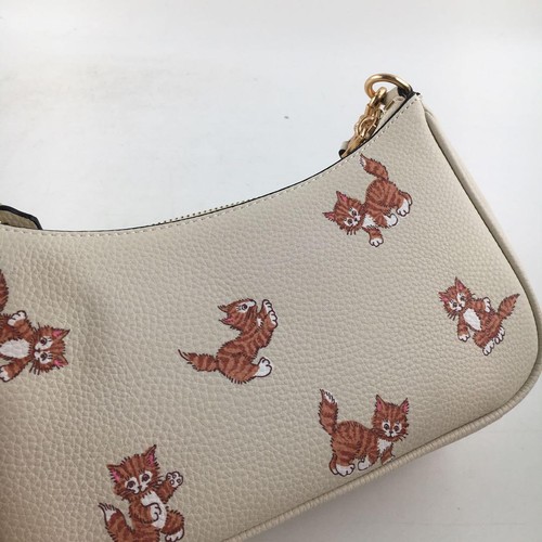 COACH CC777 Teri Shoulder Bag With Dancing Kitten Print Outlet NEW JAPAN #GBJ - Picture 7 of 11