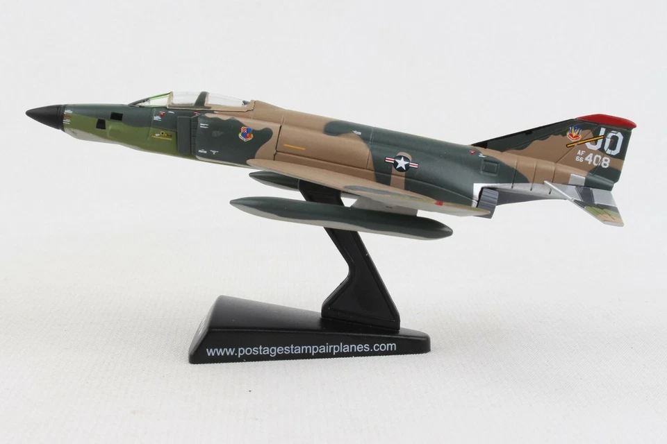 F-4 Phantom II - SE Asia Camo - 363rd TRW USAF -1/155 Scale Diecast Model - Image 4 of 4