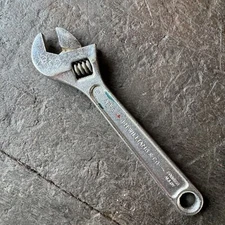 Vtg J.H. Williams & Co. AB-6 USA Superjustable Adjustable Wrench 6”