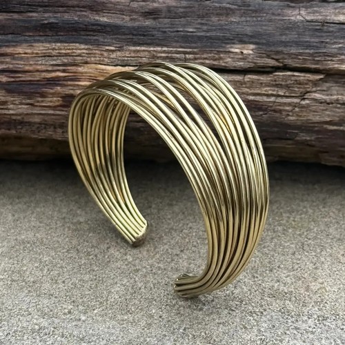 Brazalete Artesanal Diseño Vintage Hippie Gitano Étnico - Imagen 15 de 15