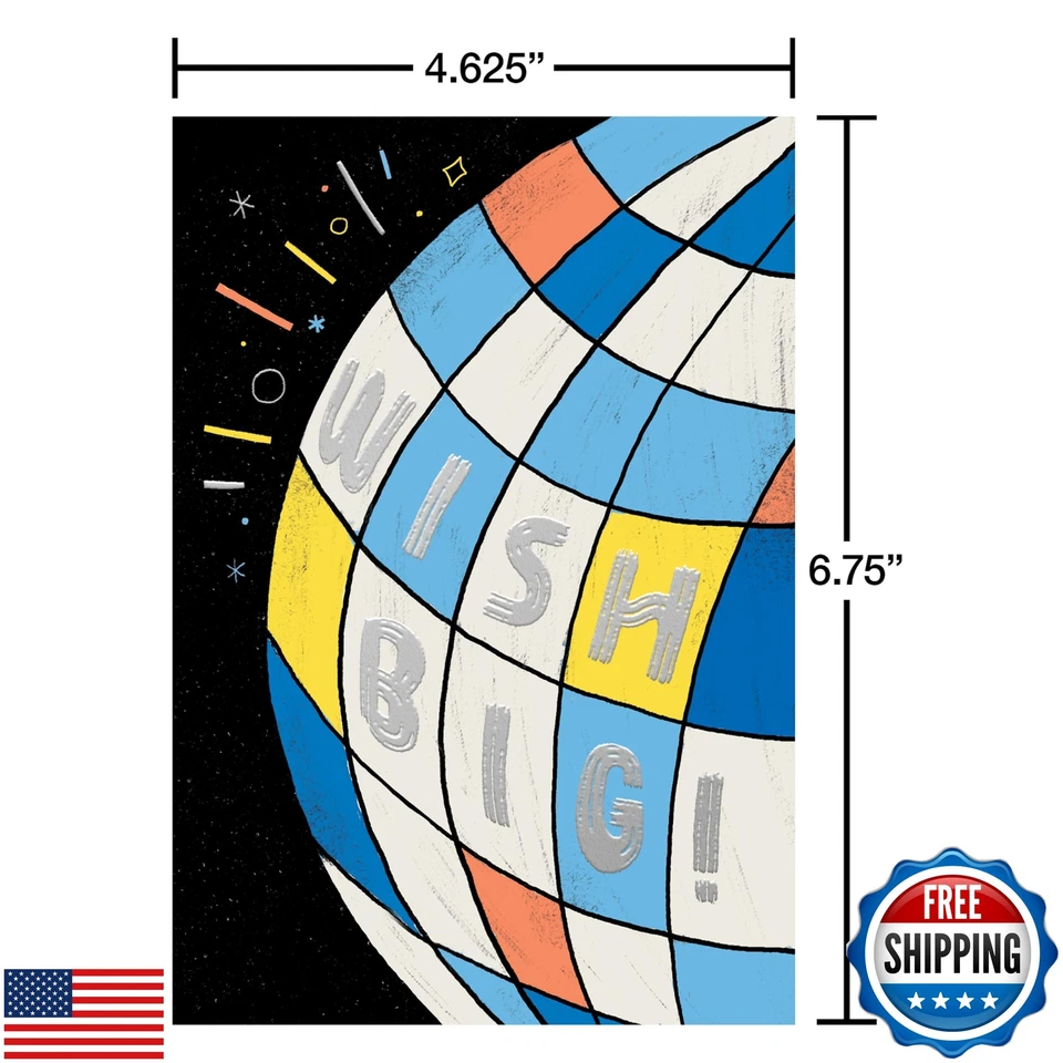 Paquete de 10 tarjetas de cumpleaños American Greetings con sobres Foto 2 de 4