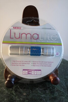 NEBO Luma Lite Accessory Self Defense Flashlight Aircraft Aluminum SEALED