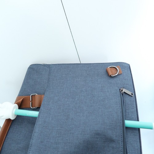 Epic Laptop Messenger Travel Bag Convertible Backpack Blue Briefcase Luggage - 第 9/16 張圖片