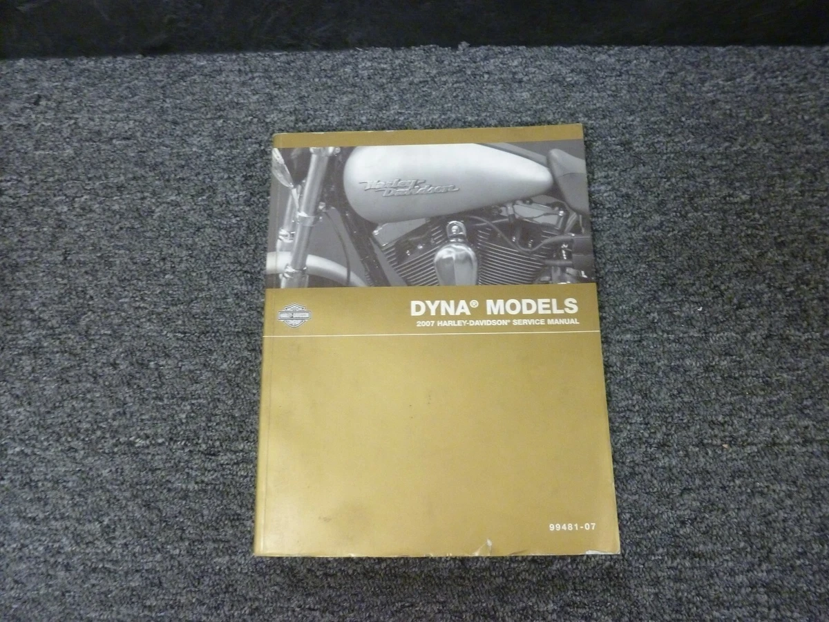 Harley Davidson Dyna 2007 Repair Motorcycle Manuals and Literature