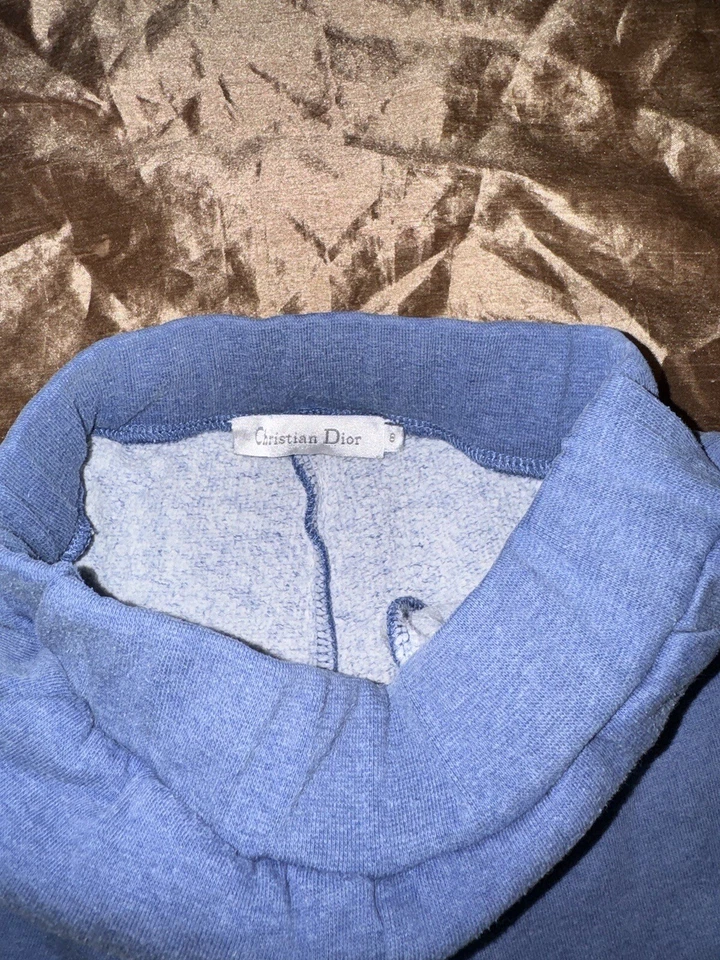 Christian Dior Juvenil Talla 8 Traje de Pista Sudadera Pantalones Azul Jersey Joggers tr Foto 3 de 4