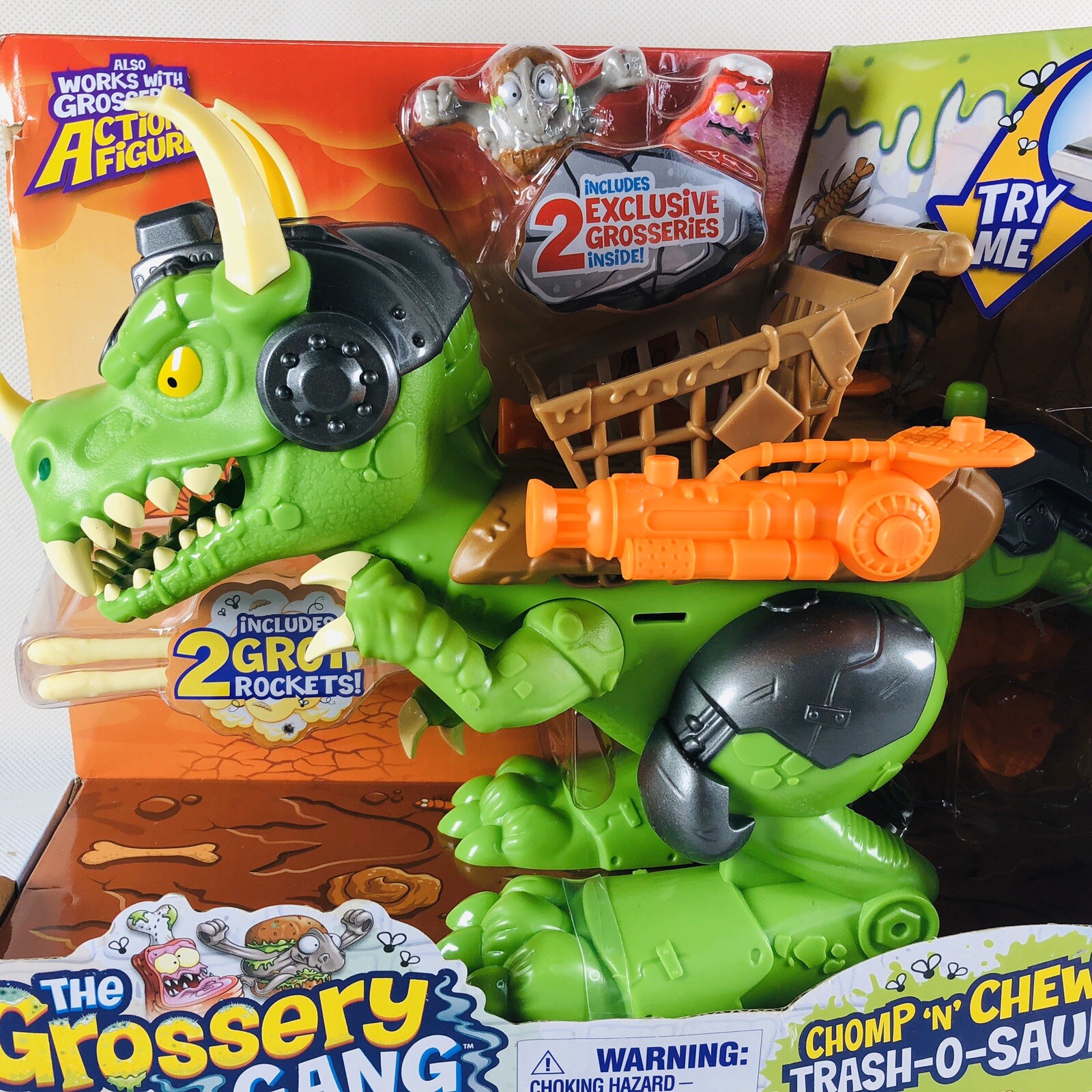 grossery gang chomp and chew dinosaur