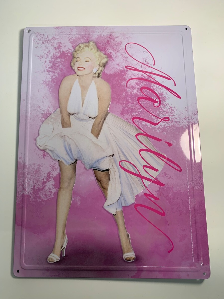 Marilyn Monroe Queen of the Silver 鉄製看板 Desperate Enterprises Marilyn Monroe Queen of the Silver Screen