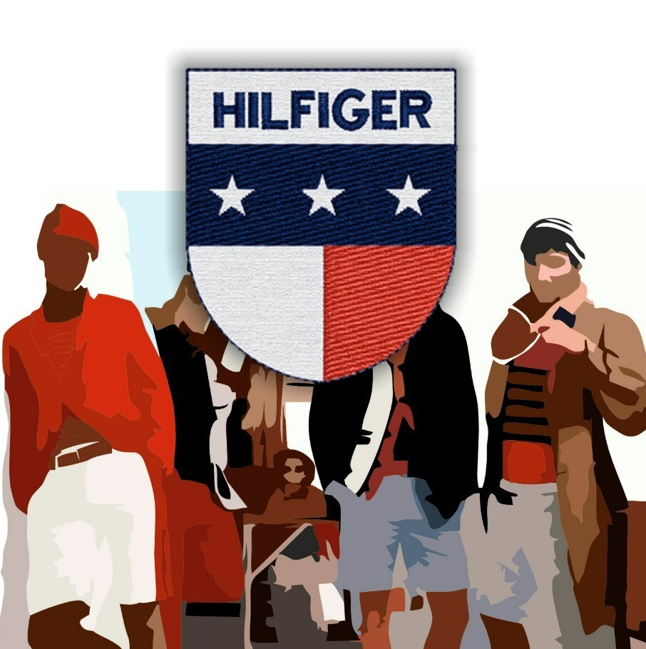 Tommy HILFIGER patch parche bordado brode toppa 6x7 cm (compatible product)