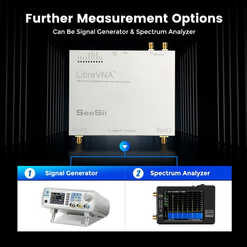 Upgraded LibreVNA 2.0 100kHz-6GHz VNA Full 2-Port S-Parameters, USB, 6-Layer PCB - Picture 8 of 11