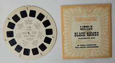 1948 View-Master Fairy Tales Little Black Sambo Reel FT8 w/ Booklet
