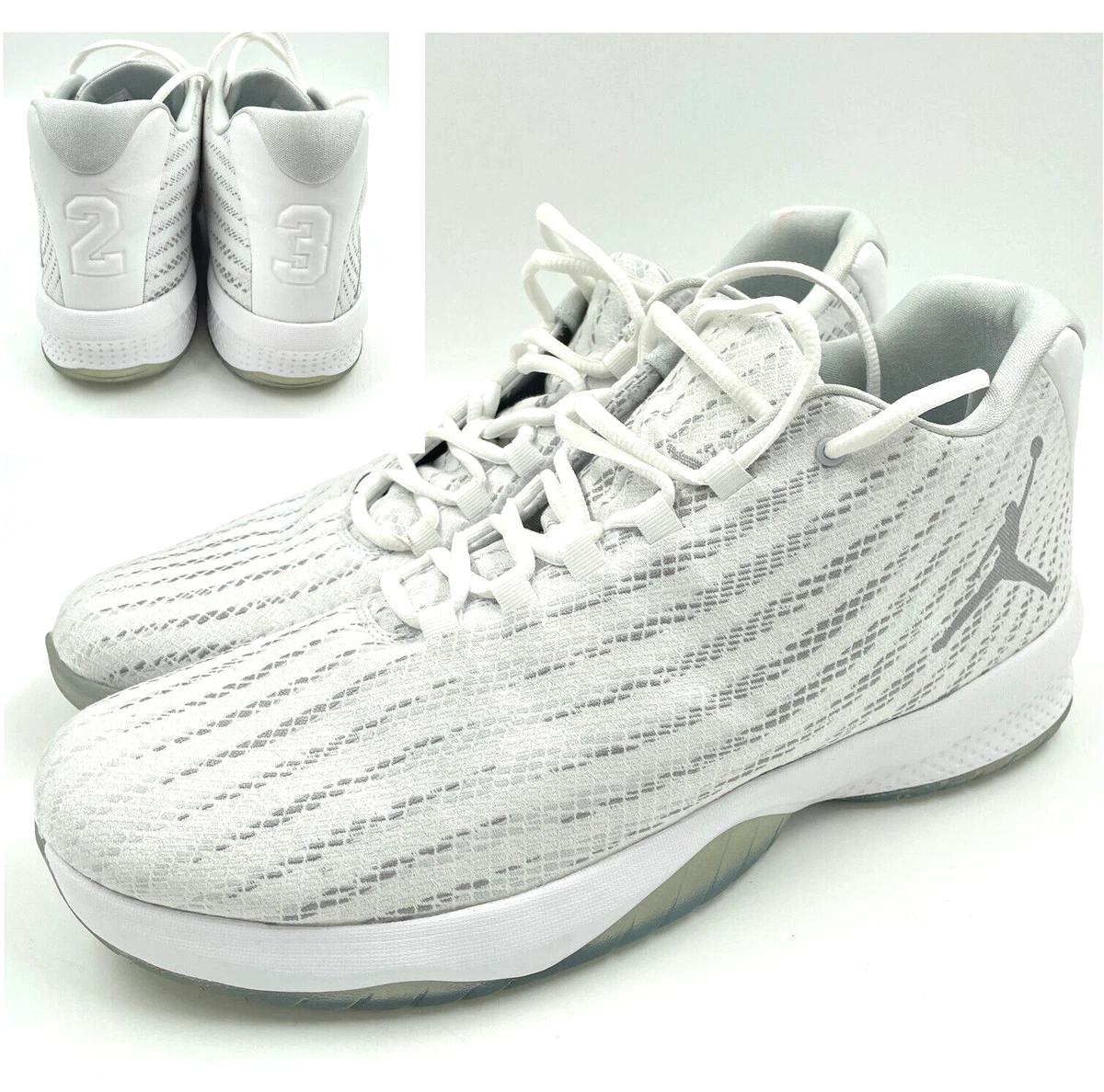 AIR JORDAN B FLY COOL GRAY WHITE WOLF GREY 881444 100 Men s Shoes Size 14 MKG