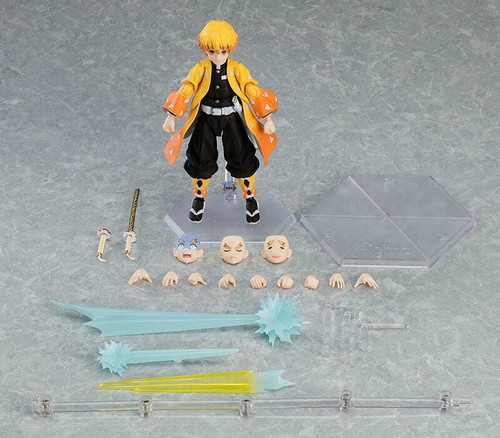 Max Factory figma Demon Slayer Zenitsu Agatsuma DX Edition Authentic USED JP - Picture 10 of 12