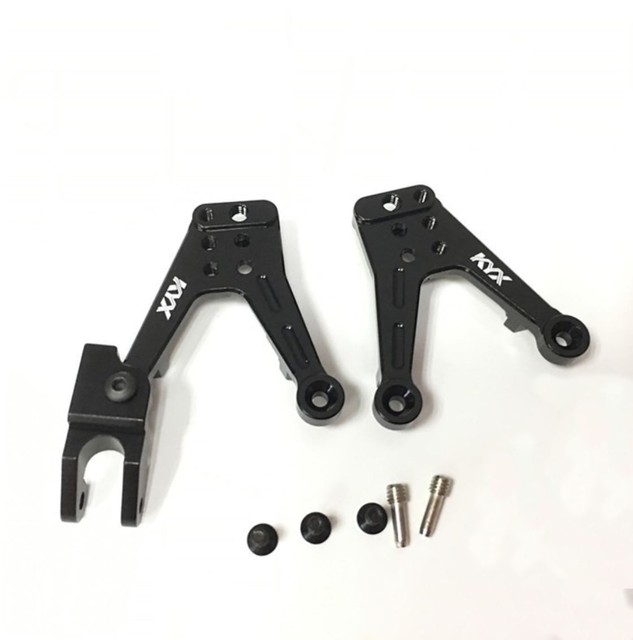 SCX10 II Aluminum Adjustable Front Shock Hoop Tower w/panhard Link Mount Black eBay