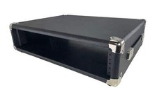 PROCRAFT 2U 16" Deep Rack Case in Black Tolex Wrap - Side Handle w/ Rack Screws