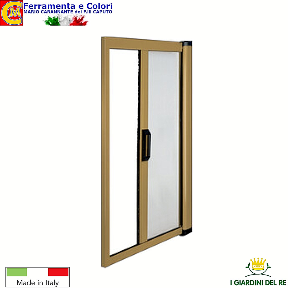 Zanzariera Rullo Laterale Bronzo - Design Sottile per Porte Finestre