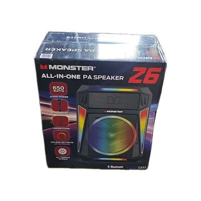 Monster Z6 All-in-One PA Bluetooth Speaker System | eBay