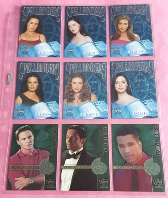 CHARMED: 'THE POWER OF THREE' 'SPELLBINDERS' CHASE & 'BOYS OF CHARMED' BOX CARDS - Bild 1 von 4