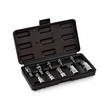 Segomo Tools 10 Piece Mixed Drive Metric Xzn Triple Square Spline Bit Socket Set