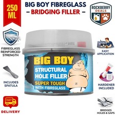 Big Boy Structural Hole Filler Super Tough Fibreglass Bridging Cars Body 250ml