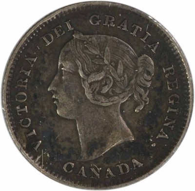 1894 Canada 5 Cents KM2 EF Uncertified #710