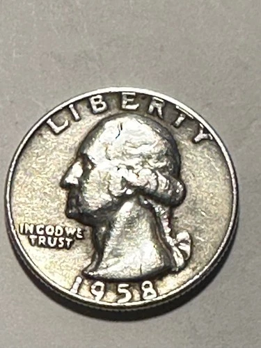 1958 D WASHINGTON QUARTER    ONE BEAUTIFUL COIN 324