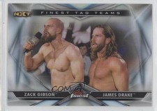 2020 Topps Finest WWE Tag Teams Zack Gibson James Drake #TT-16 Patch d9r