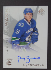 2016-17 SP Authentic Future Watch Auto Troy Stecher #115/999