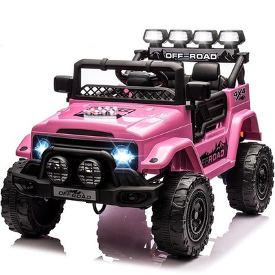GARVEE Ride On Toy Car for Kids 3-8 Years, 12V Battery Truck with Safety Belt