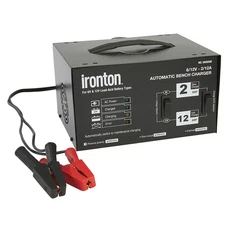 Ironton 12V Bench Charger, 6/12 Amps
