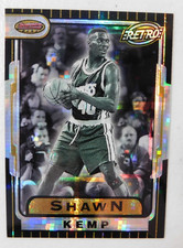 SHAWN KEMP 1997-98 BOWMAN'S BEST RETRO ATOMIC REFRACTOR CARD #TB7 (item#BDT19)