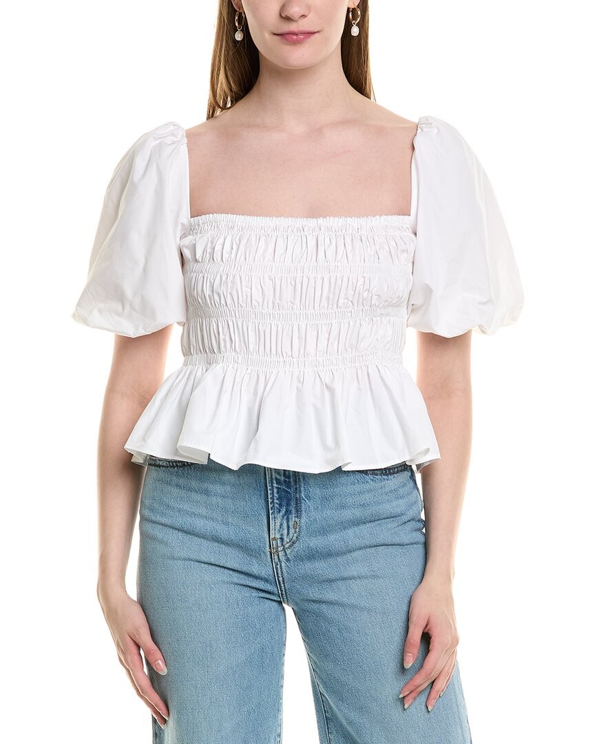 Reveriee Top Women's White M