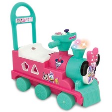Kiddieland Disney Minnie Mouse Play n' Sort Activity Train Ride-On