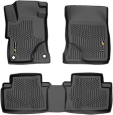 TPE Floor Liner 3PCS, All Weather Protection Mats, Waterproof, Compatible with