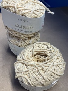 3 Balls Rowan Purelife Organic Cotton Color #984 Yellowwood DK 131 Yards