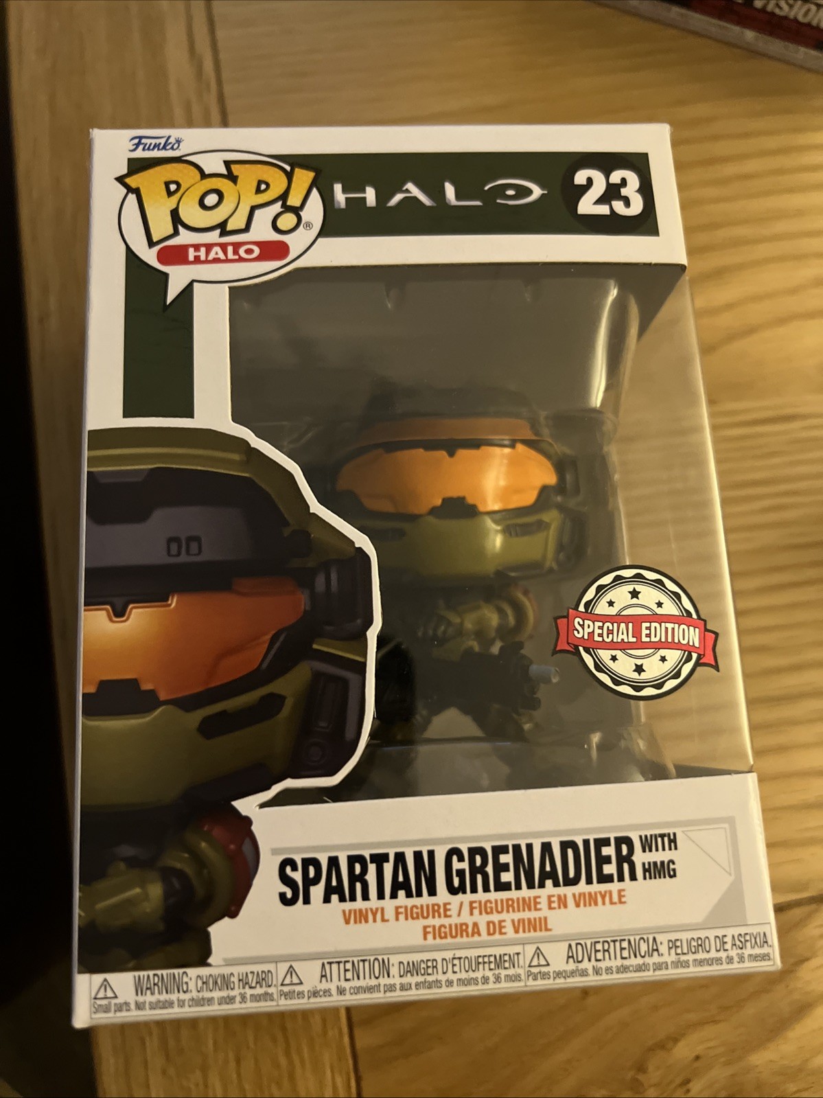 Funko POP! Halo - Spartan Grenadier With HMG #23 - Vinyl Collectable