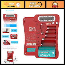 Universal Battery Tester for AA AAA C D 9V 1.5V/3V - LCD Display, Includes AAA B