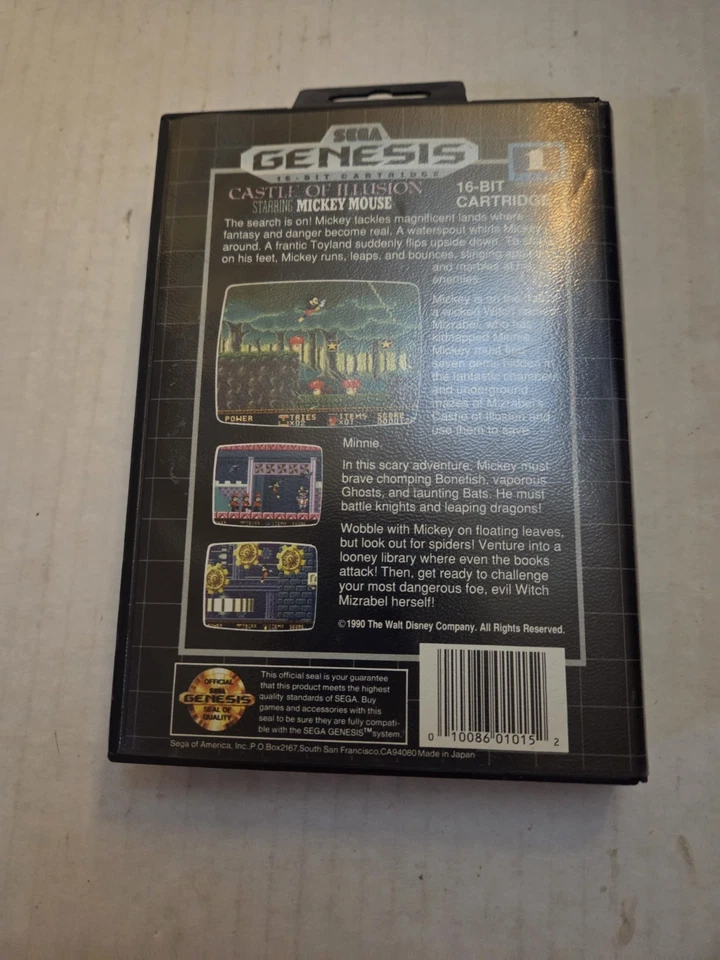 Castillo de la Ilusión (Sega Genesis, 1990) Completo en Caja CIB Foto 3 de 3