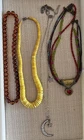Vintage Lot 4 Necklaces Summer Modern Costume Jewelry Beads Moon One Chico’s
