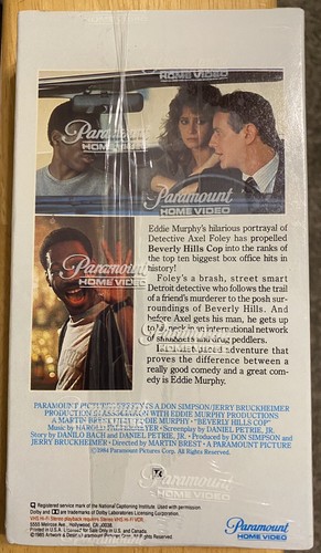 Beverly Hills Cop 1st Edition VHS BRAND NEW SEALED - Picture 3 of 12