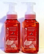 WATERMELON LEMONADE FOAM HAND SOAPS WASHES 8.75 OZ BATH BODY WORKS RED X2