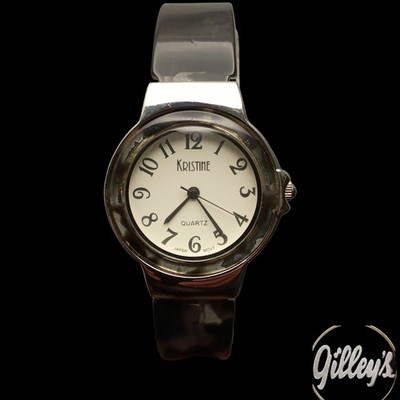 Vtg Kristine Quartz Women's Watch - Stainless Steel Back - Japan Mov. Working