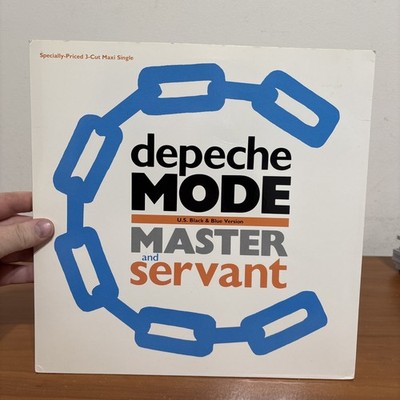 Depeche Mode Master And Servant Black & Blue Version 12'' EP Vinyl NM
